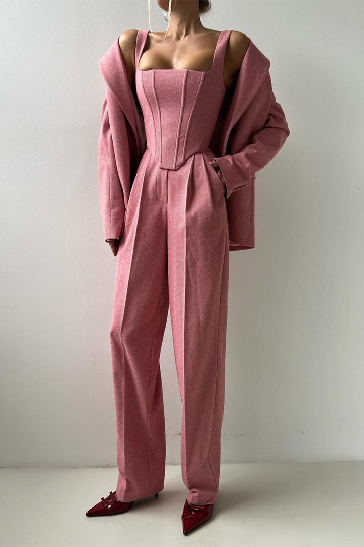 Elysia | Elegantes Anzug Set Damen – Raffiniert, Vielseitig &amp; Mit Fischgrätenmuster 9