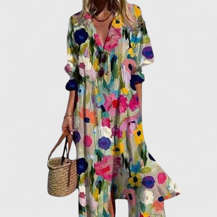 Elysia | Elegantes, Farbenfrohes &amp; Leichtes Boho-Sommerkleid 2