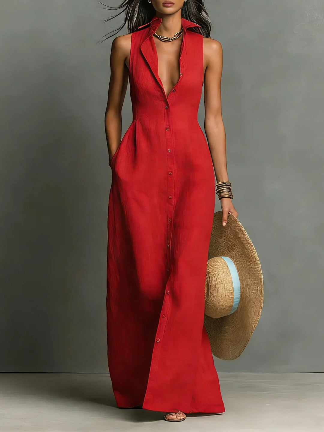 Elysia | Elegantes, Luftiges & Raffiniertes Maxikleid für Damen – Perfekt für den Sommer 1