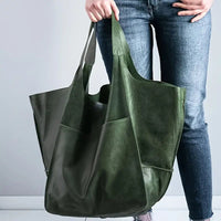 Christina | Elegant and Large-Format Vegan Leather Tote Bag