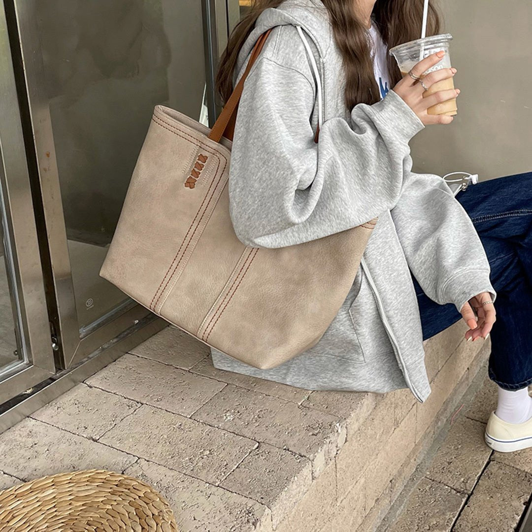 Emma | Elegante veganem Leder Tragetasche 1