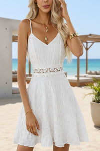 Sophia | Summer Mini Dress with Elegant Lace Details