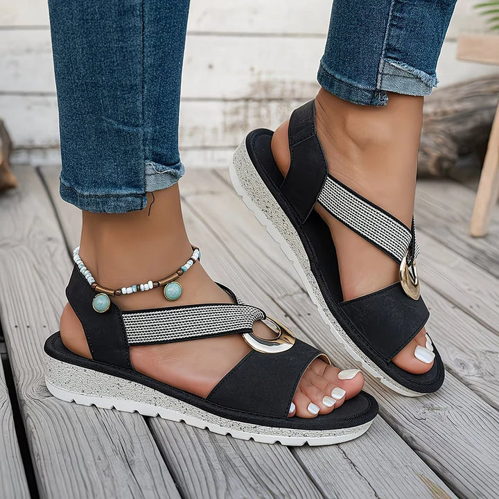 Emma | Leichte und stylische flache Sandalen 6