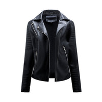Evelyne | Elegant women's jacket with asymmetrical zipper