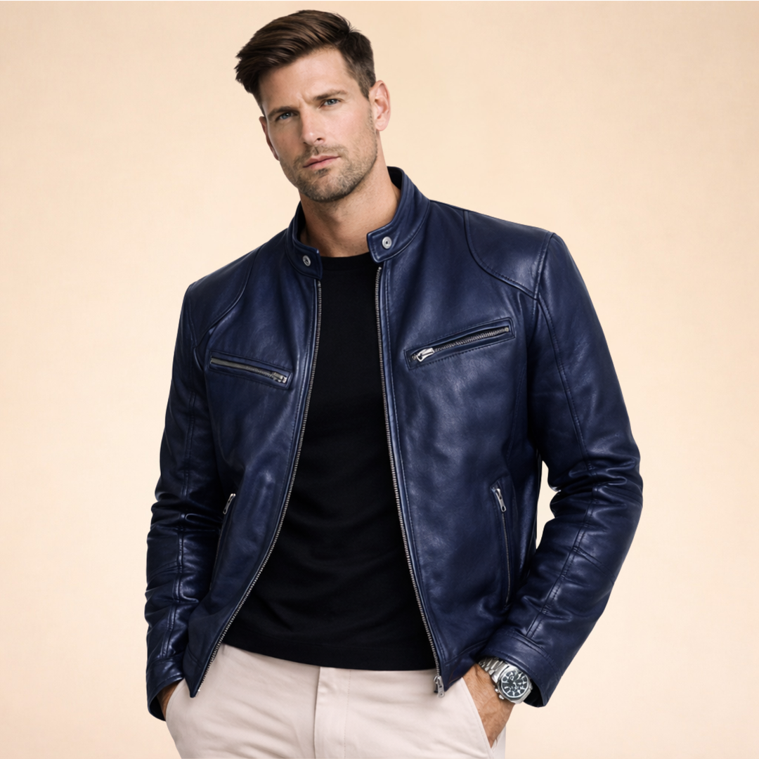 Ethan | Stilvolle Lederjacke für einen eleganten Look 10