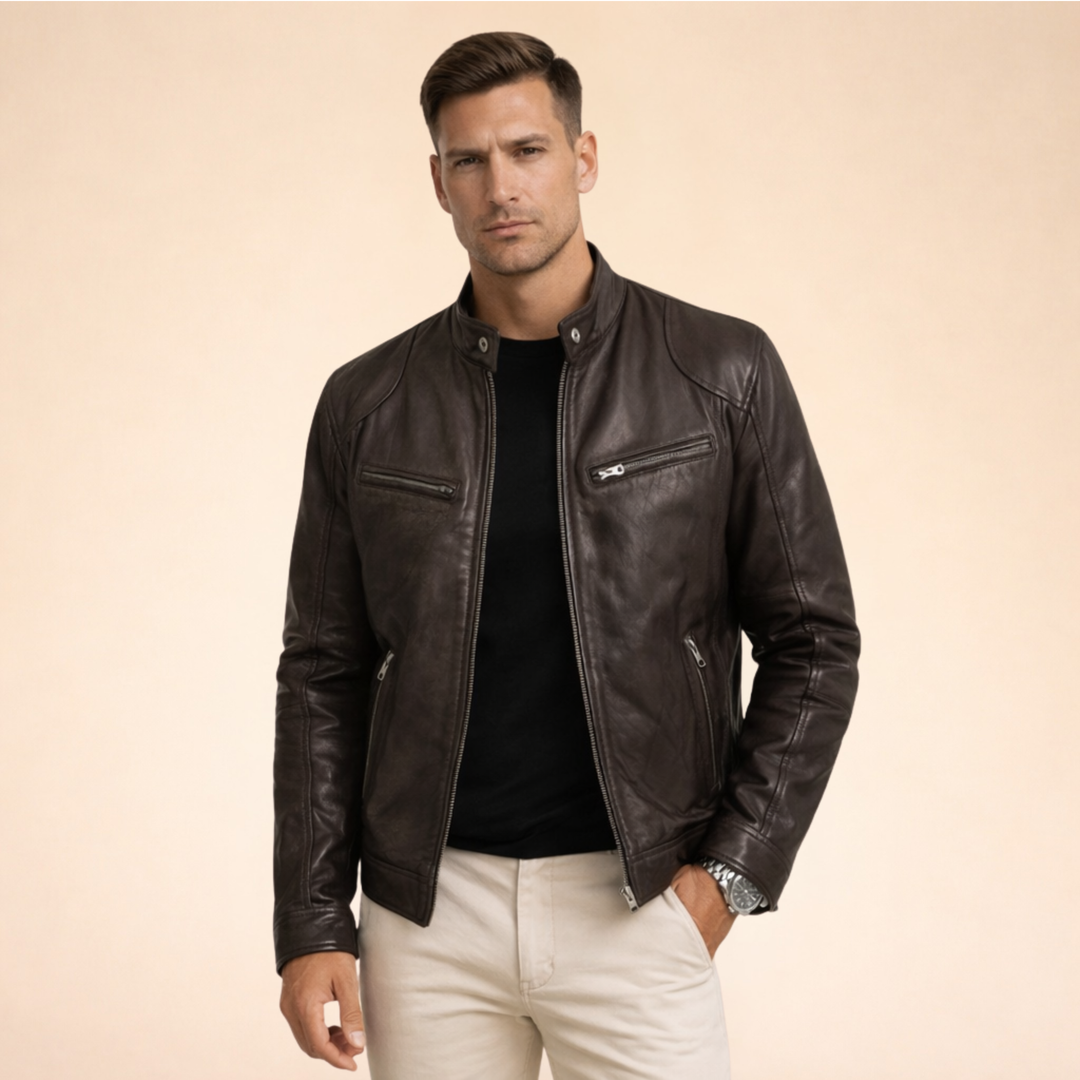 Ethan | Stilvolle Lederjacke für einen eleganten Look 2