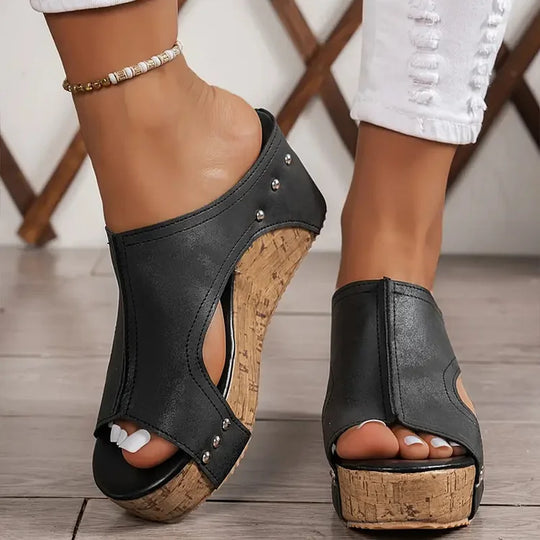 Evelyn | Elegante gepolsterte Damensandalen 1