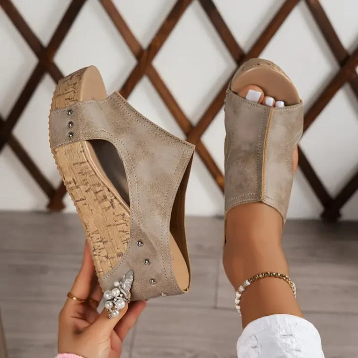 Evelyn | Elegante gepolsterte Damensandalen 7
