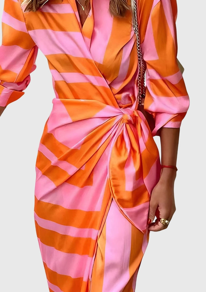 Everly | Elegantes, Schmeichelhaftes Wickelkleid Damen für Sommer & Festlichkeiten 6