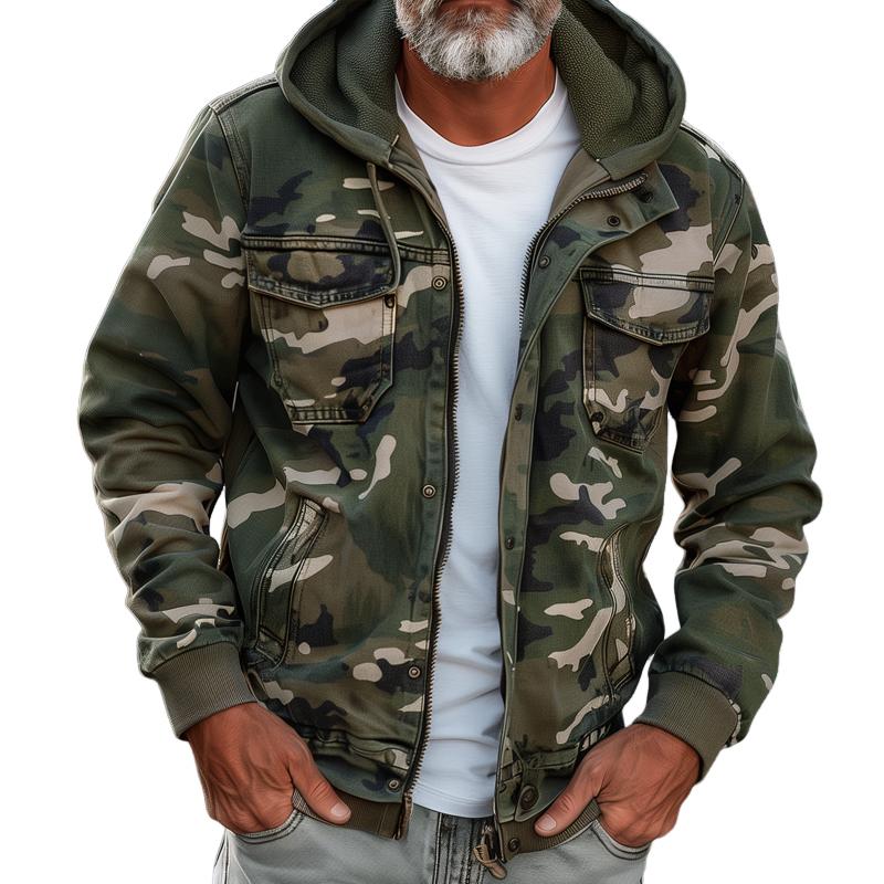 Felix | Cargo Jacke Camouflage Modern Outdoor Praktisch 1