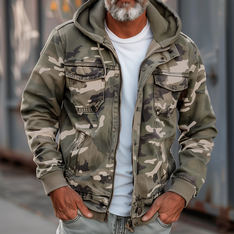 Felix | Cargo Jacke Camouflage Modern Outdoor Praktisch 3