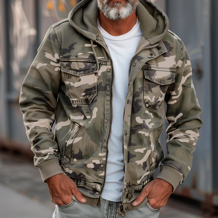 Felix | Cargo Jacke Camouflage Modern Outdoor Praktisch 3