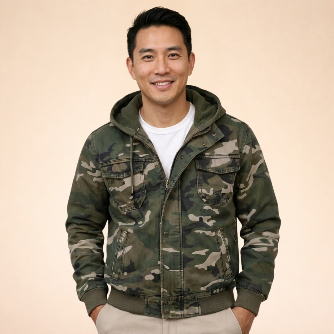 Felix | Cargo Jacke Camouflage Modern Outdoor Praktisch 5