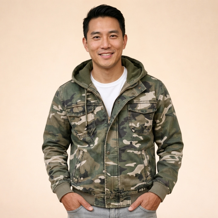 Felix | Cargo Jacke Camouflage Modern Outdoor Praktisch 7