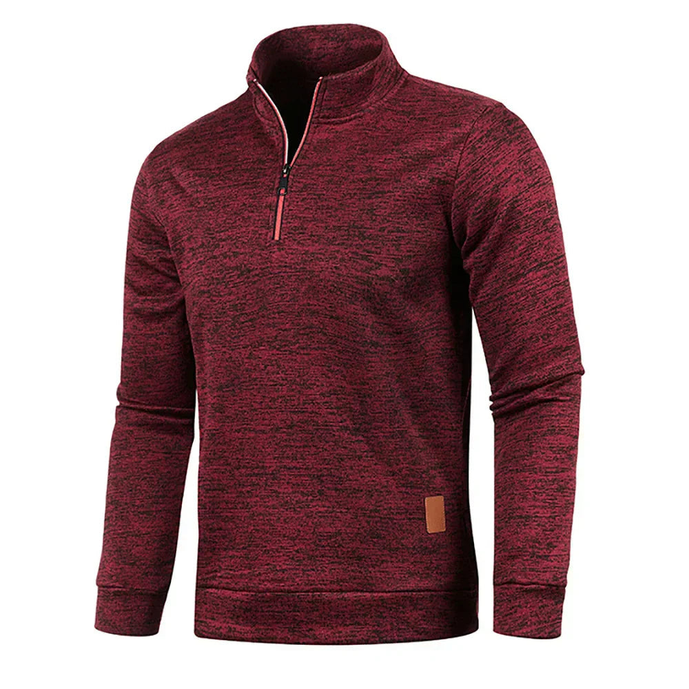 Fenton | Elegantes Halb-Reißverschluss Herren-Sweatshirt 0