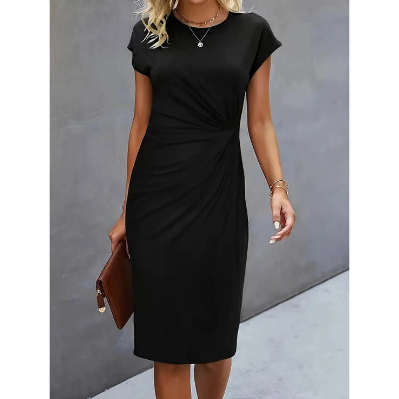 Fiona | Figurschmeichelndes und stilvolles Damen-Midikleid 0