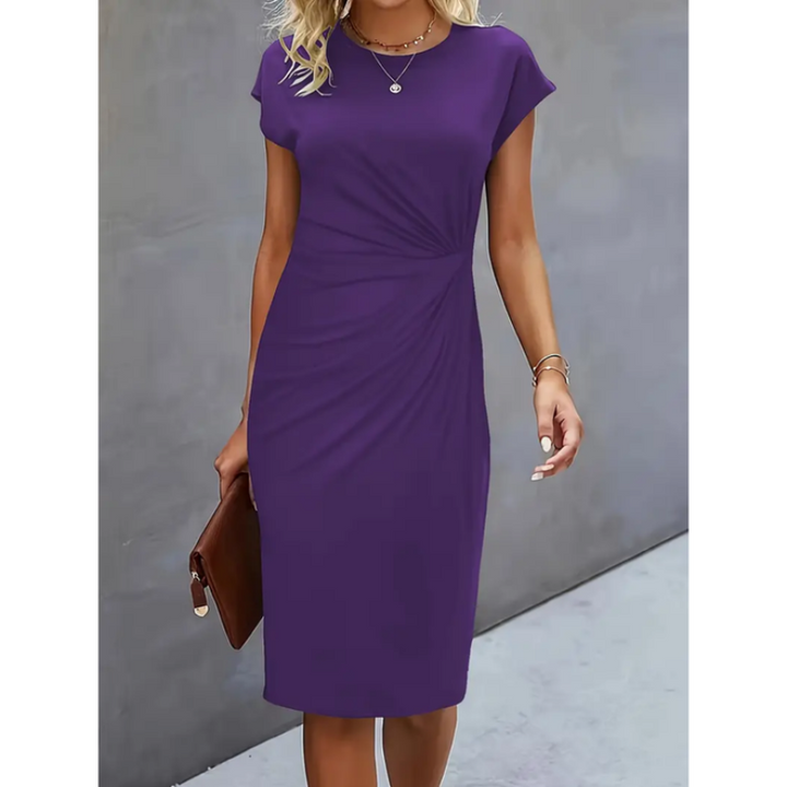 Fiona | Figurschmeichelndes und stilvolles Damen-Midikleid 1