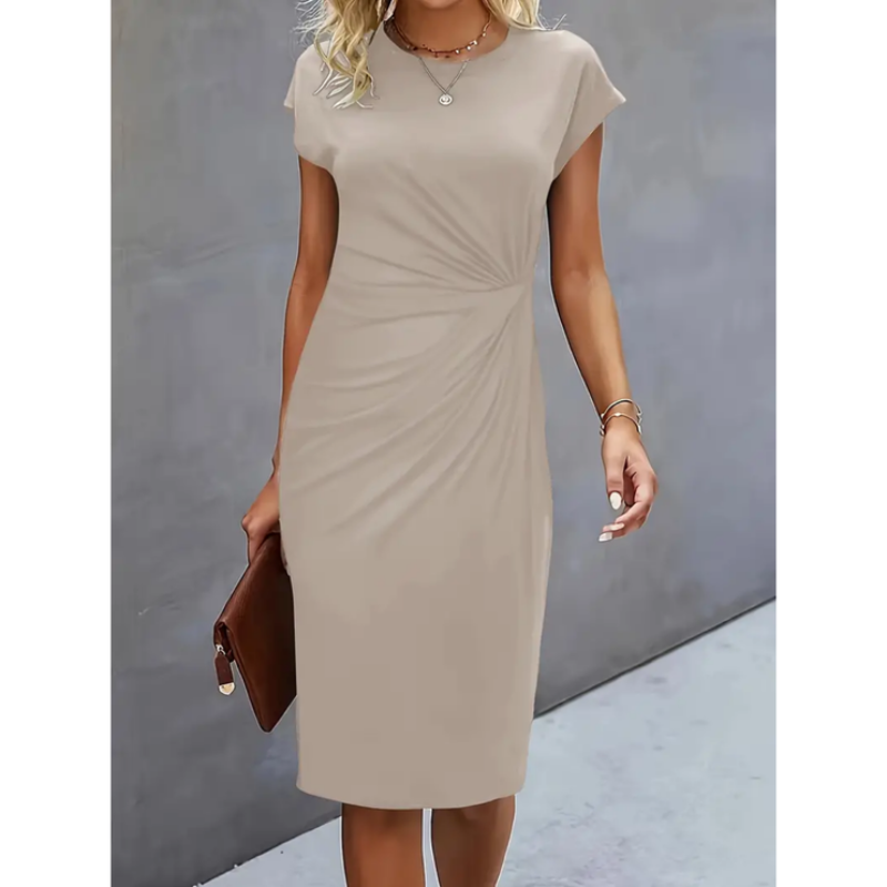 Fiona | Figurschmeichelndes und stilvolles Damen-Midikleid 3