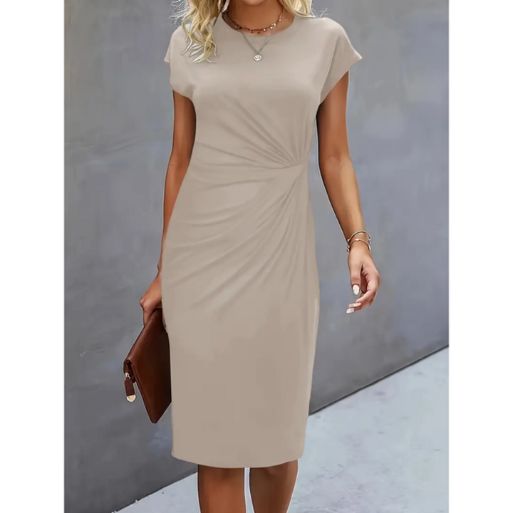 Fiona | Figurschmeichelndes und stilvolles Damen-Midikleid 3