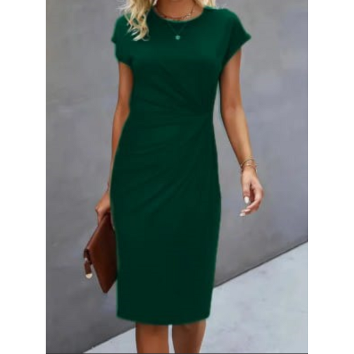 Fiona | Figurschmeichelndes und stilvolles Damen-Midikleid 7