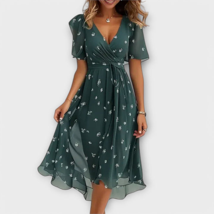Flaris | Elegantes Wickelkleid Festlich 0