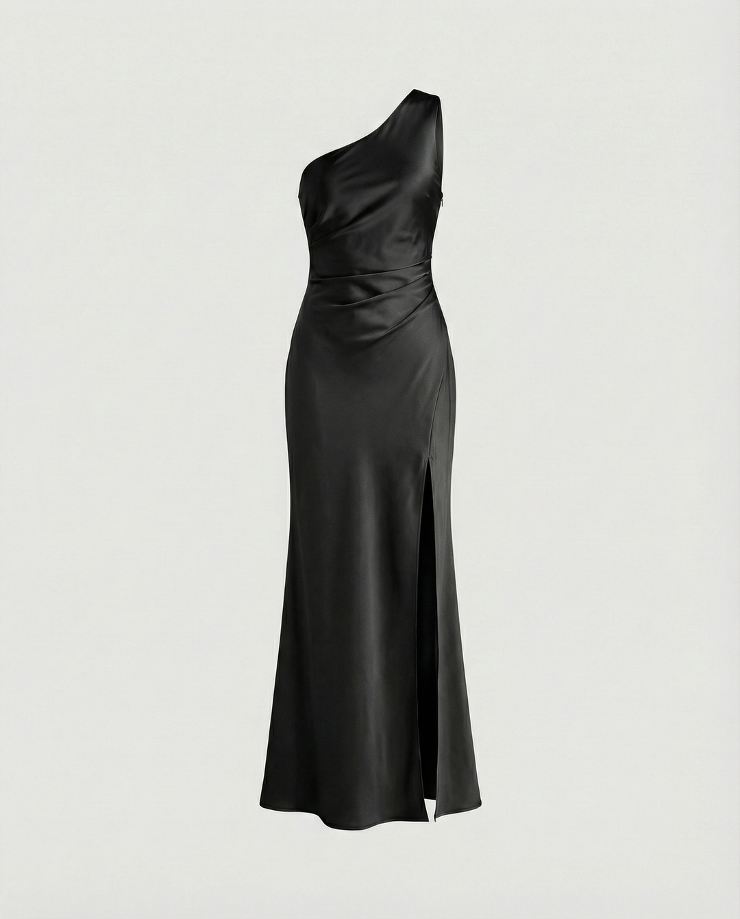 Florenz | Elegantes, Asymmetrisches One-Shoulder-Abendkleid aus Satin 7