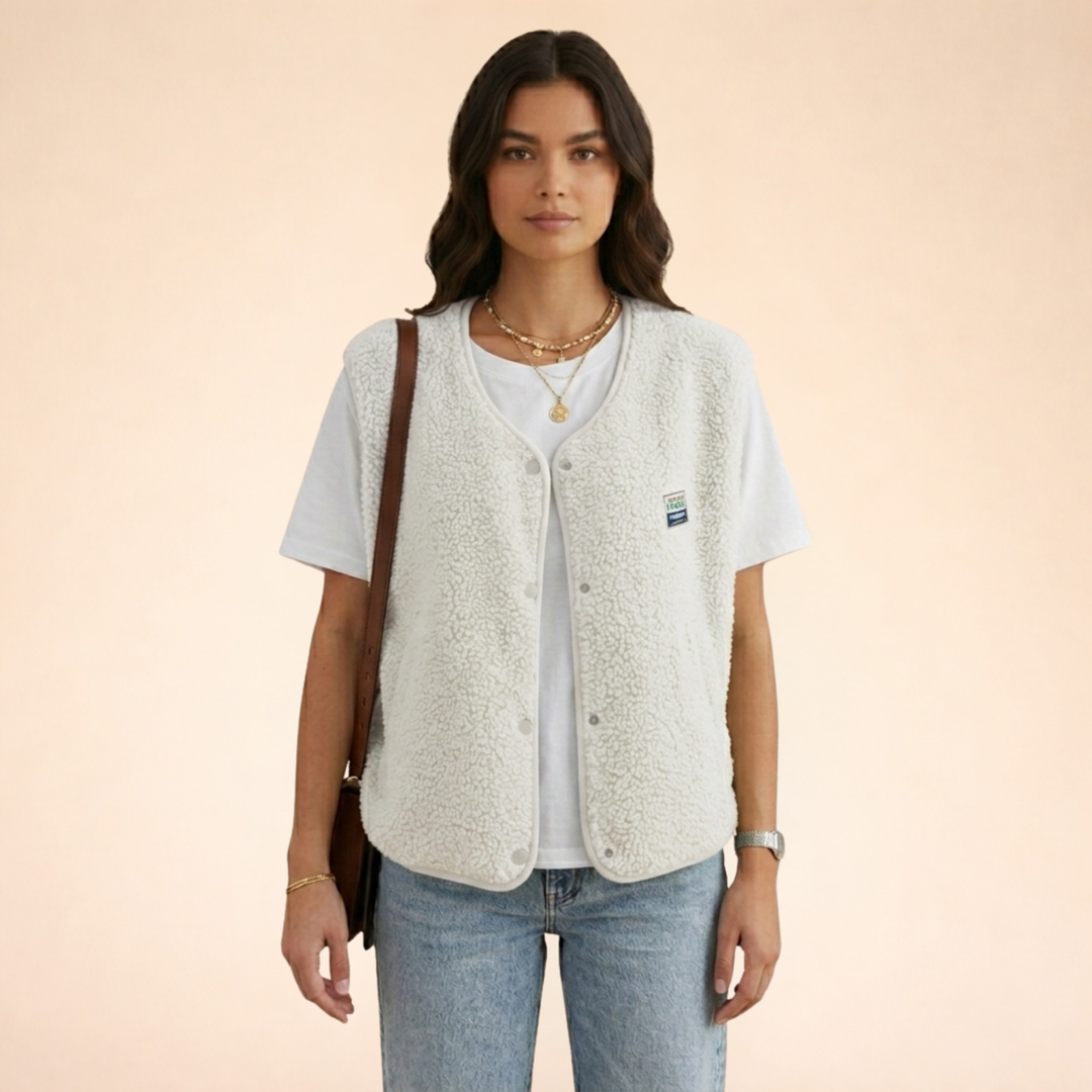 Freyja | Fleeceweste Damen – Weich, Atmungsaktiv &amp; Übergroß 2