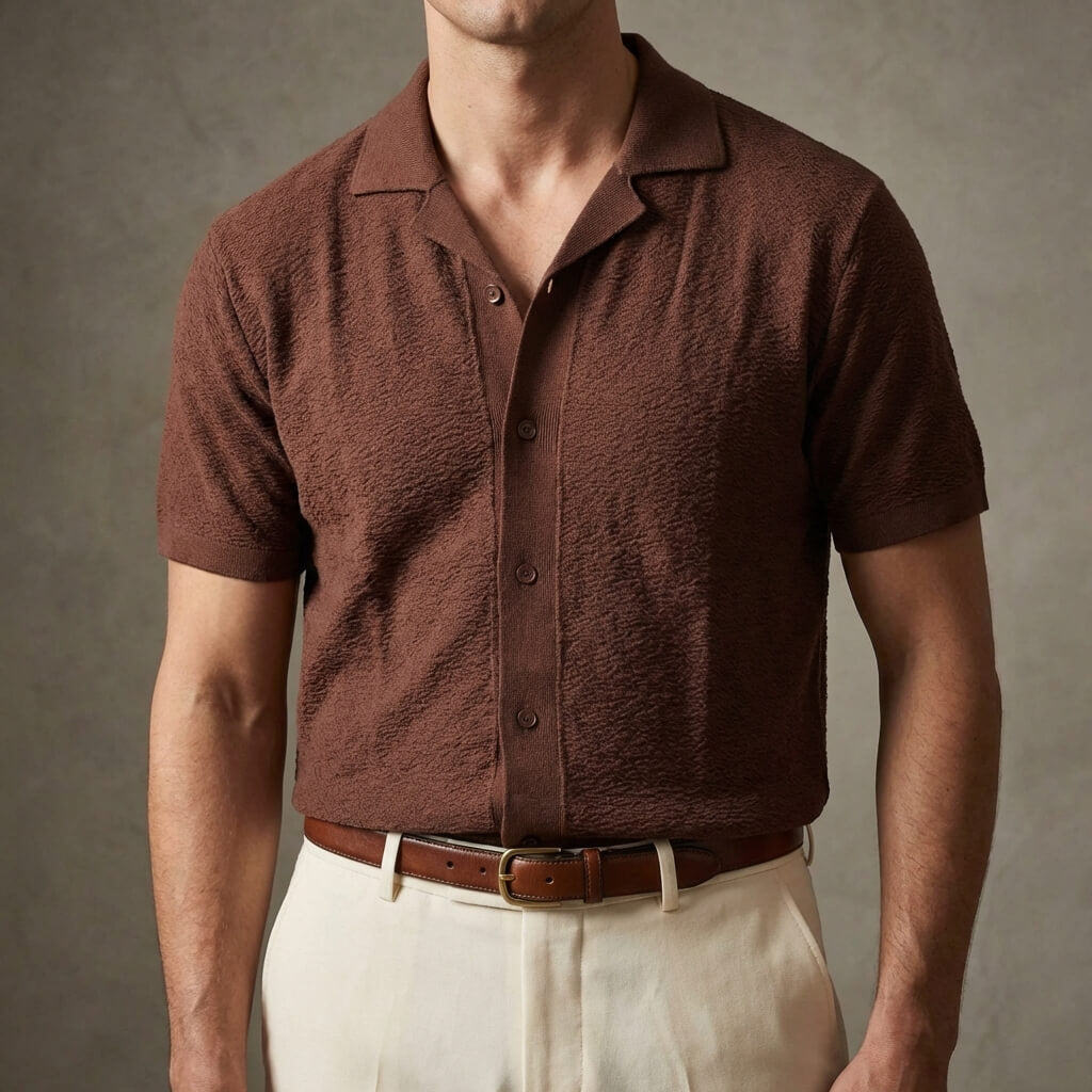 Giorgio | Entspanntes Herren Poloshirt mit Camp-Kragen 1