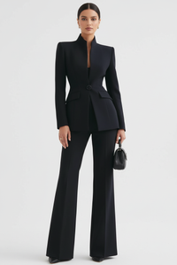 Noah | Elegantes Blazer- und Palazzo-Hosen-Set