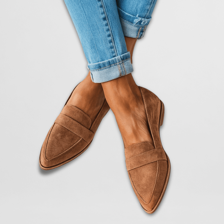 Gralix | Bequeme Orthopädische Wildleder Slipper 0