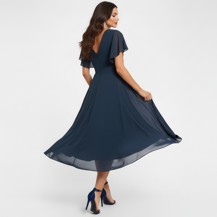 Grazia | Elegantes, Fließendes & Feminines Festliches Kleid für Hochzeitsgäste 3