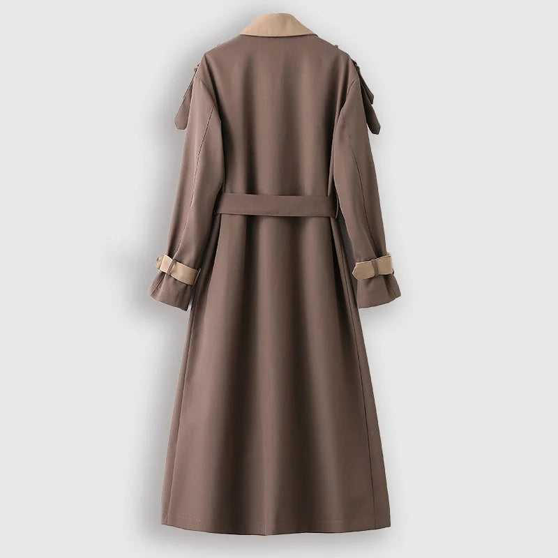 Guusje | Stilvoller und bequemer langer Trenchcoat 2