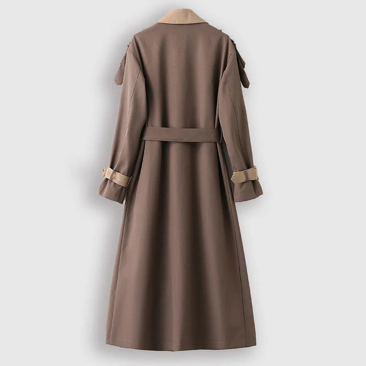 Guusje | Stilvoller und bequemer langer Trenchcoat 2