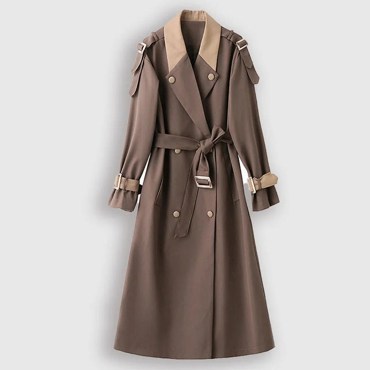 Guusje | Stilvoller und bequemer langer Trenchcoat 3