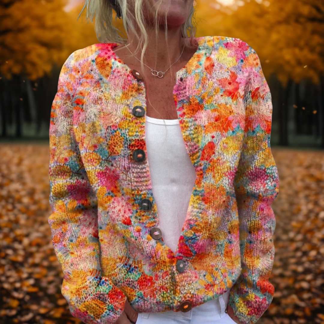 Gwen | Cardigan mit Blumenmuster 0