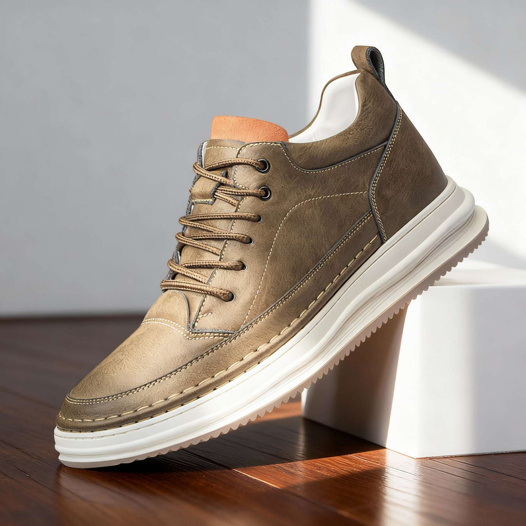 Harlow | Elegante, Bequeme Herren Sneaker aus Strukturiertem Leder 1
