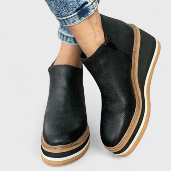 Harper | Bequeme und wasserdichte Plateau-Stiefel 1