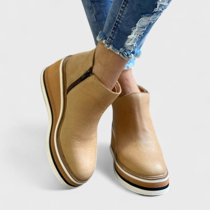 Harper | Bequeme und wasserdichte Plateau-Stiefel 2