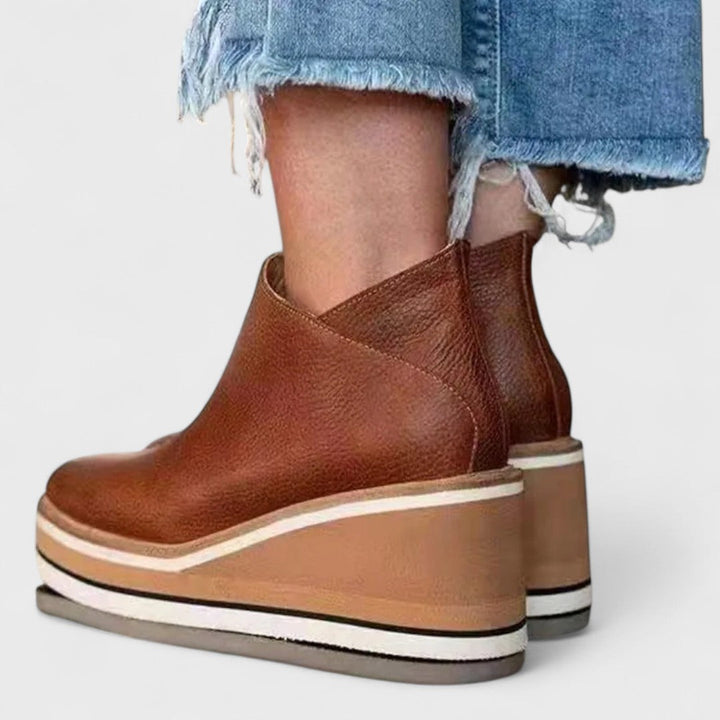 Harper | Bequeme und wasserdichte Plateau-Stiefel 7