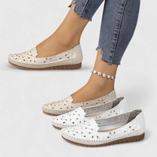 Hasel | Atmungsaktive, Elegante &amp; Bequeme Slip-On-Flats 1