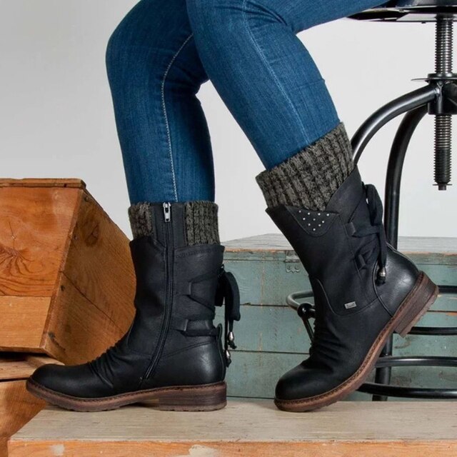 Heidi-Mode | Elegante, Bequeme &amp; Stilvolle Knöchelhigh Stiefel für Damen 1