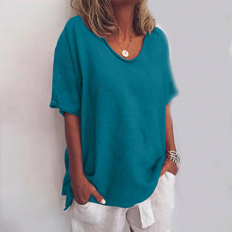 Heidi-Mode | Lässiges, Zeitloses Damen Rundhals-Shirt 4