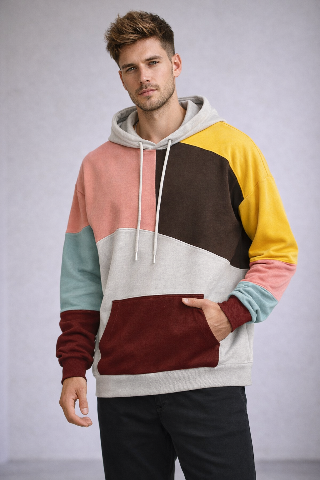 Heidi | Bequemer, Stilvoller Hoodie für Damen – Modisches Color-Block-Design 7