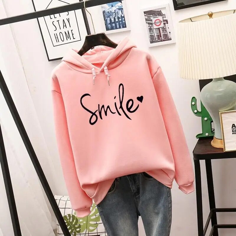 Heidi | Bequemer & Stilvoller Damen Hoodie mit Einzigartigem Smile-Love Design 1