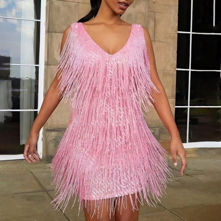 Heidi | Elegantes Damen Wickelkleid mit V-Ausschnitt – Festliche Kleider für Hochzeitsgäste und besondere Anlässe 5