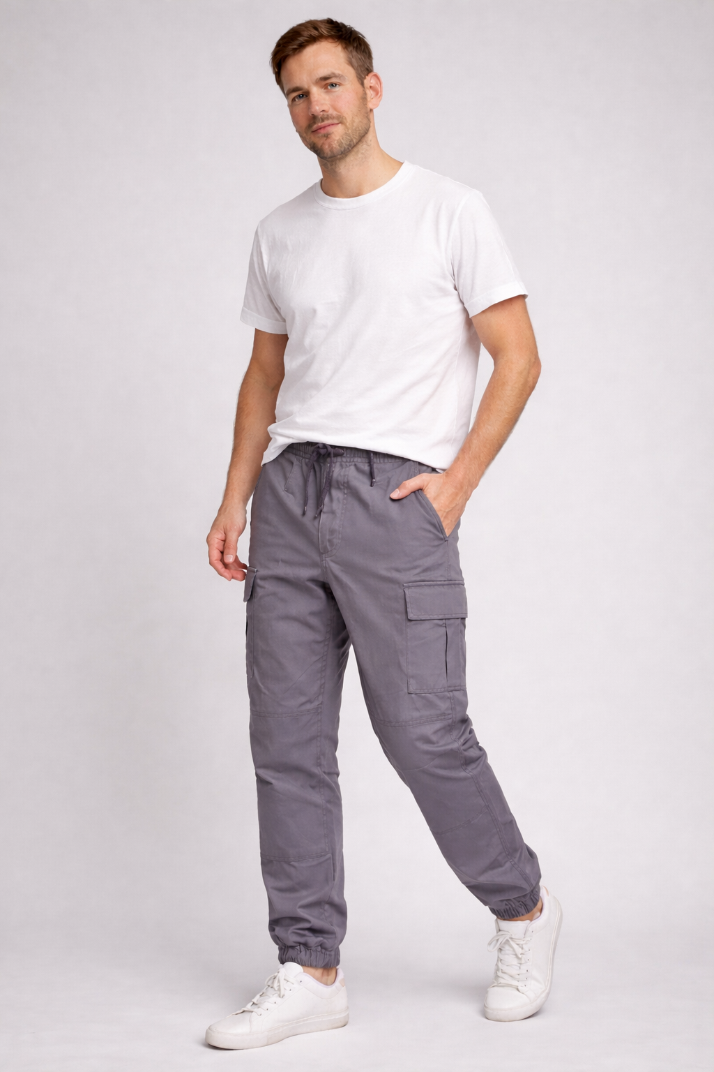 Hektor | Bequeme, Cropped &amp; Stilvolle Herren Cargohose 4