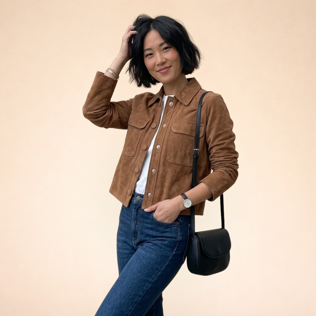 Helena | Bequeme und zeitlose Wildlederjacke 2