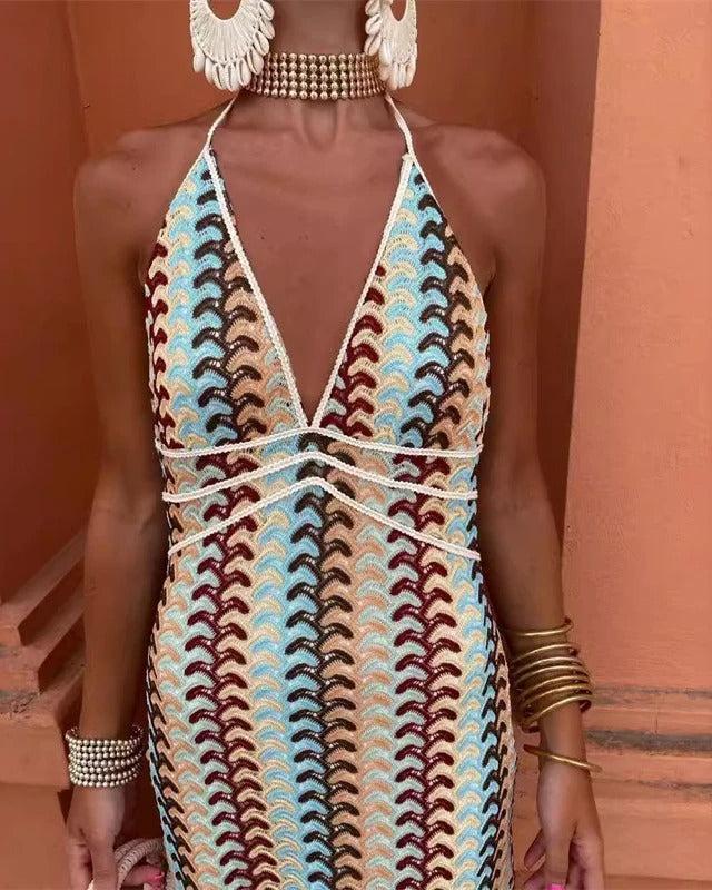 Iris | Häkelkleid Boho Strand Elegant Lässig Fit 1