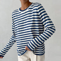 Charlotte | Casual and Stylish Long-Sleeve Sweater with Nautical Stripes