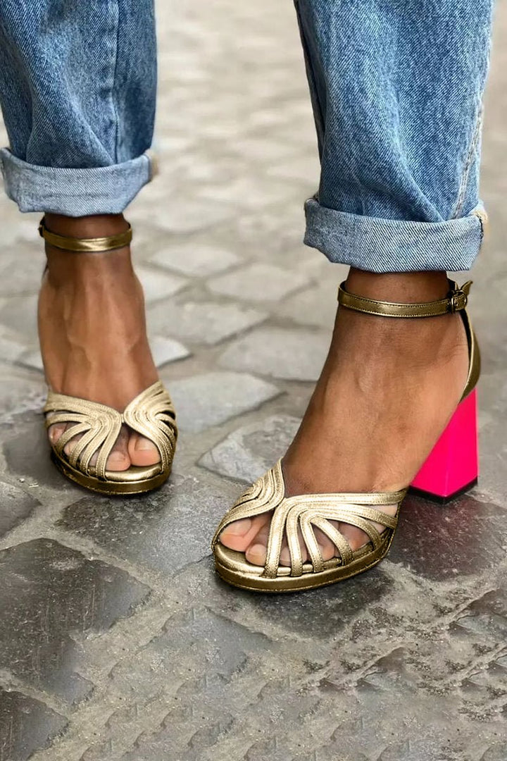 Isabella | Elegante Damen Sandalen – Blockabsatz, Modern & Glamourös für Sommeranlässe 0
